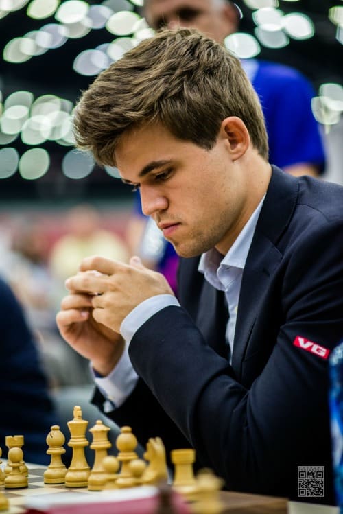 The champ, Magnus Carlsen