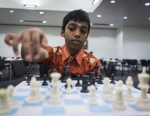 Praggu is gunning for his final two Grandmaster norms. Photo by LENNART OOTES