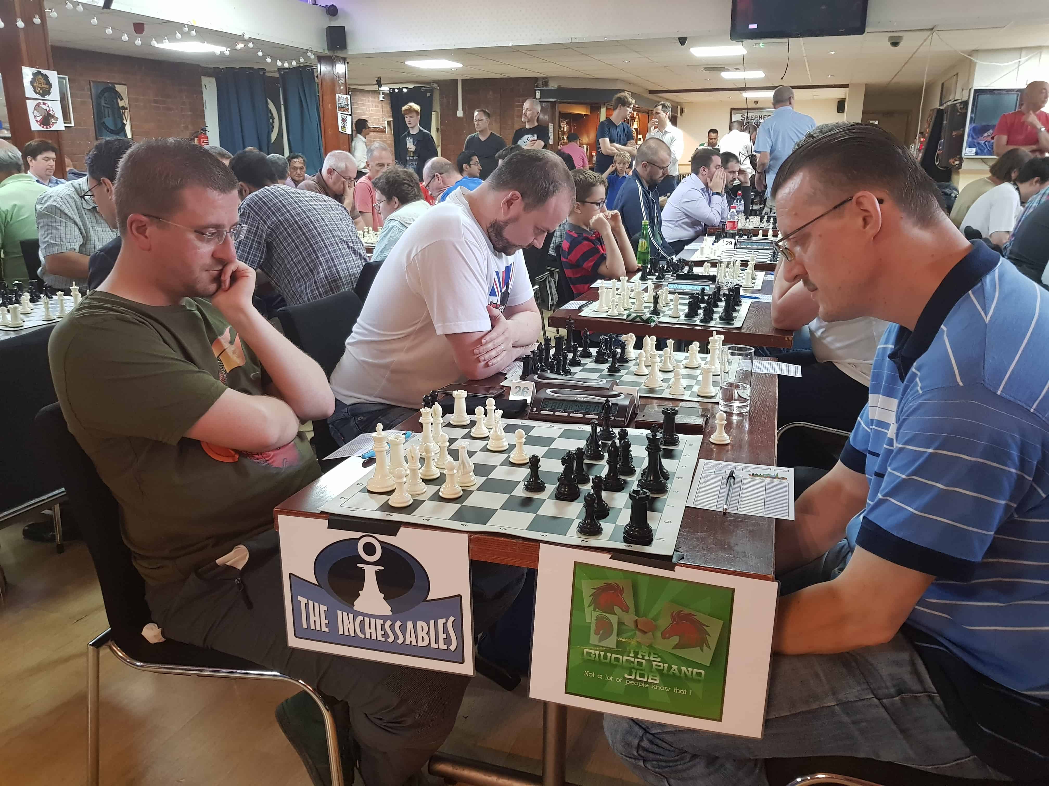Maik Naundorf Vs Ed Mospan in the Summer Chess League