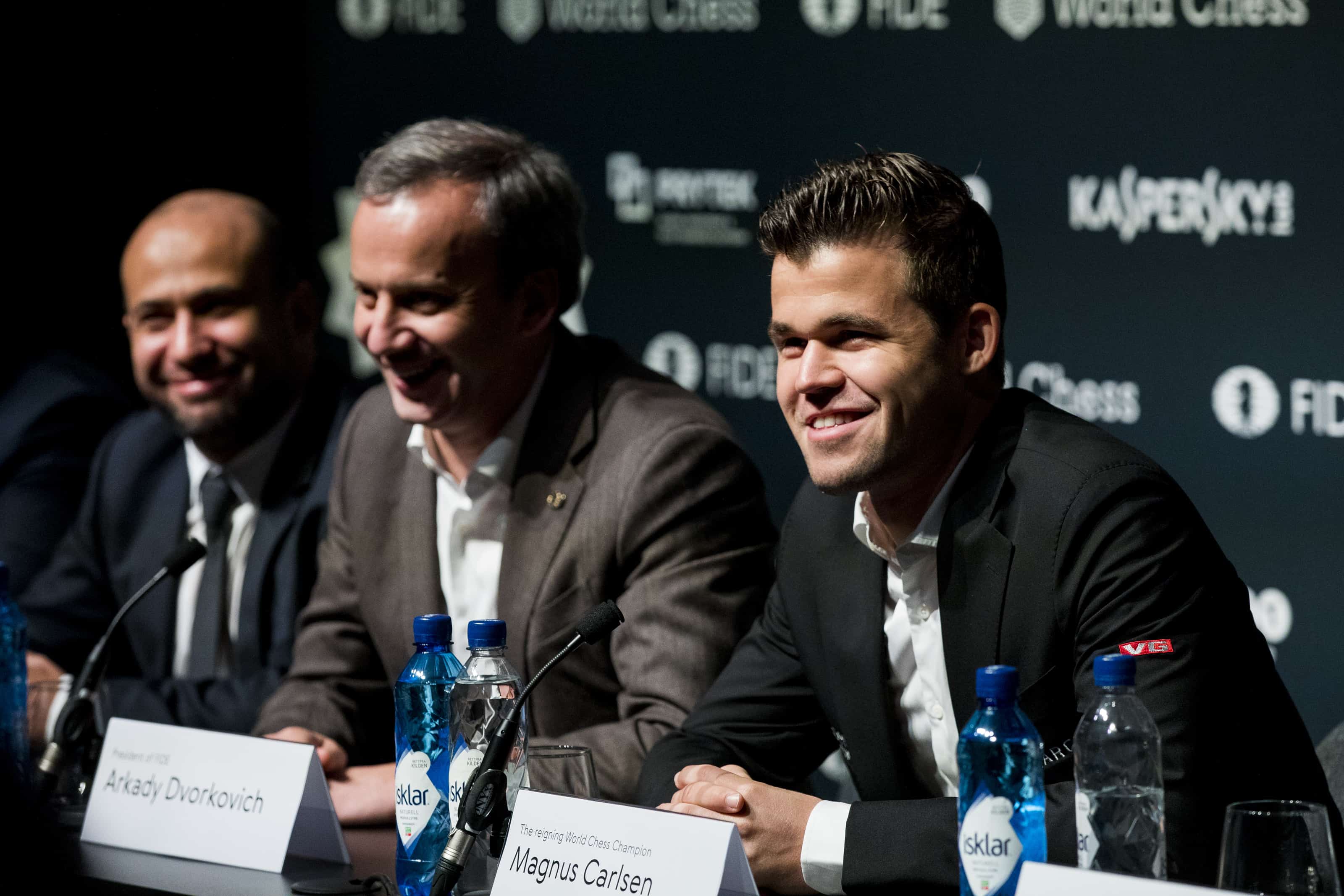Magnus Carlsen jokes in the press conference