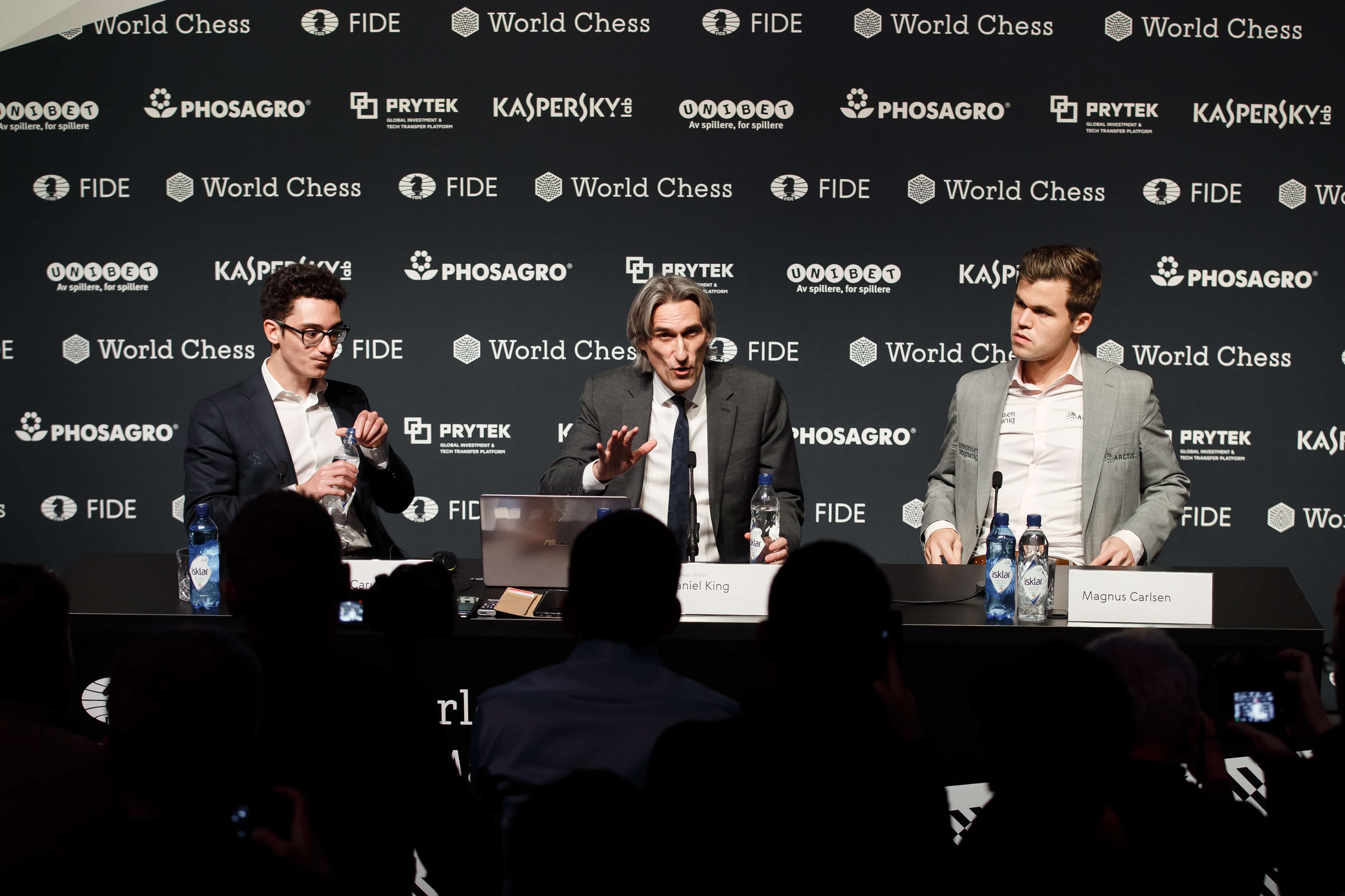 Carlsen Caruana Game 12 post-match press conference