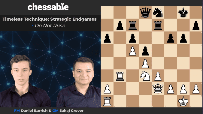 Strategic Endgames Do Not Rush