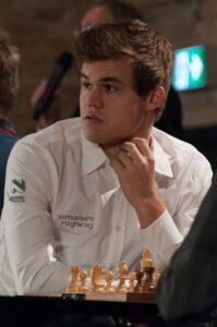 Magnus Carlsen visualises chess games like Beth Harmon does in Netflix's The Queen's Gambit