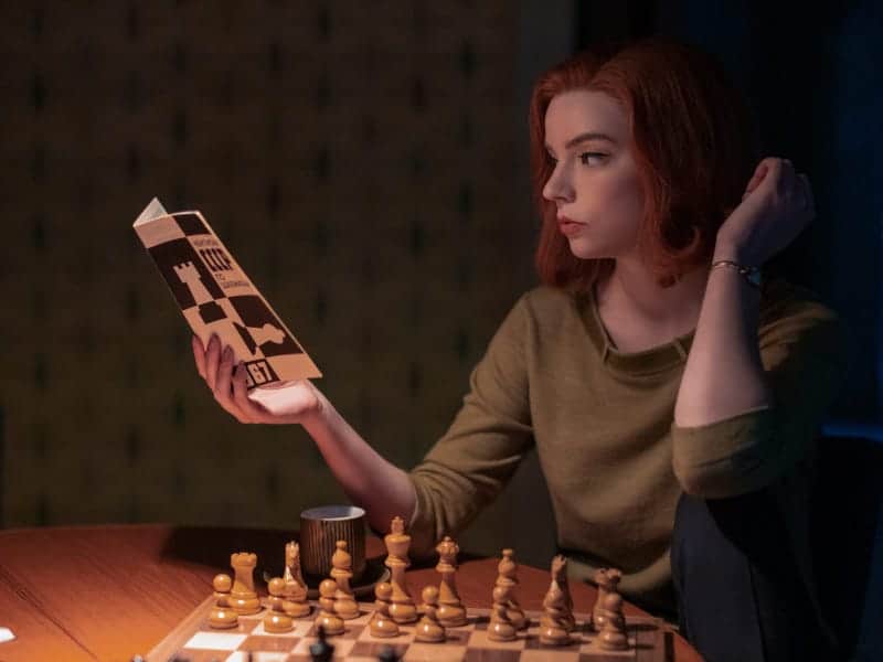 Beth Harmon in Netflix's The Queen's Gambit