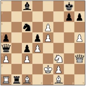 Oll-Dokhoian 25.Bxc1 Black to play