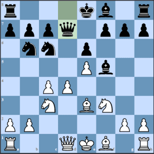 In the Four PAwn's Attack 9...Qd7 gives Black the option of castling to either side of the board.