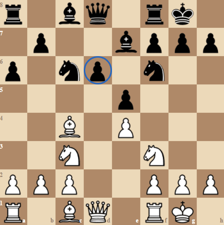 Backward pawn example