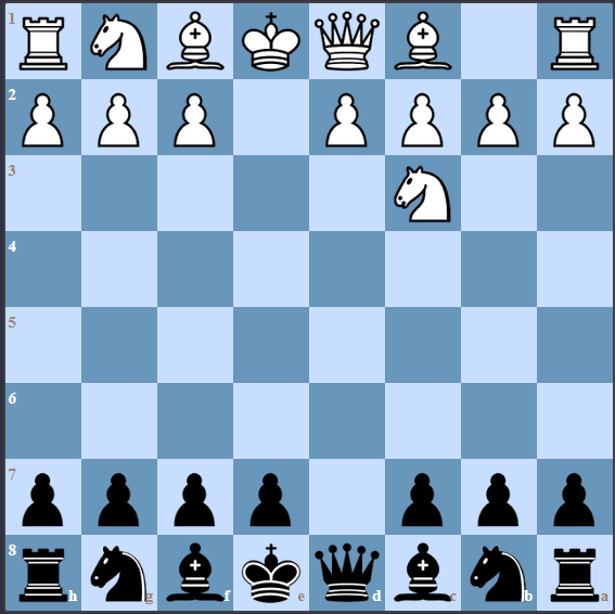 Scandinavian Defense with 3...Qd8 - a playable but passive approach.