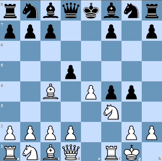 Black can postpone capturing on f3 for a move and play 5...d5 intending to blockade the pawn if White plays exd5 with ...Bd6