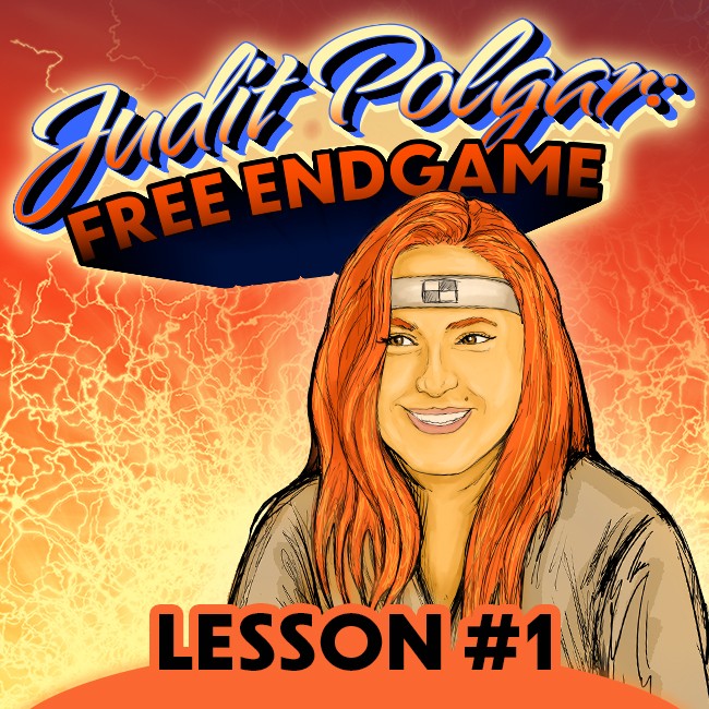 Judit Polgar: Free Endgame Lesson #1