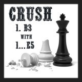 Crush 1. b3 with 1... e5!
